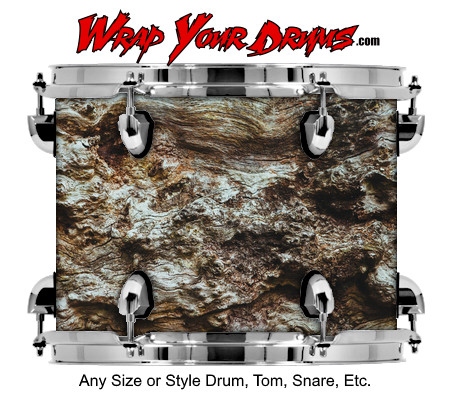 Buy Drum Wrap Rock Rough Drum Wrap