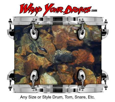 Buy Drum Wrap Rock Water Drum Wrap