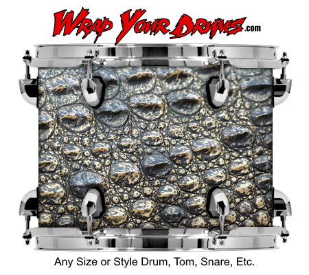 Buy Drum Wrap Skinshop Alligator Belly Drum Wrap