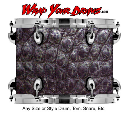 Buy Drum Wrap Skinshop Alligator Dark Drum Wrap