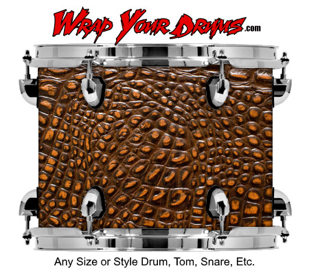 Buy Drum Wrap Skinshop Alligator Printed Drum Wrap