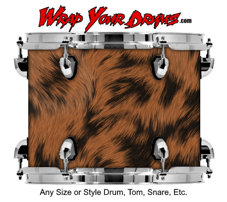 Buy Drum Wrap Skinshop Fur Flame Drum Wrap