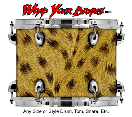 Buy Drum Wrap Skinshop Fur Spotted Drum Wrap