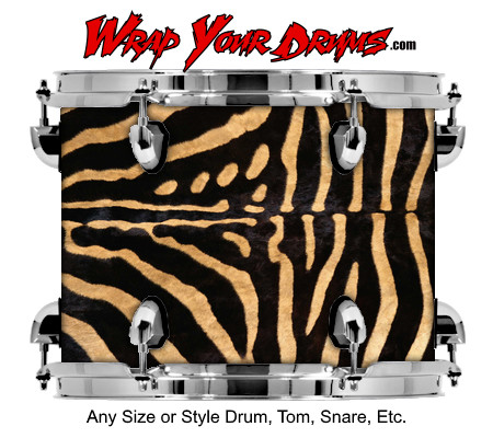 Buy Drum Wrap Skinshop Fur Zebra Drum Wrap