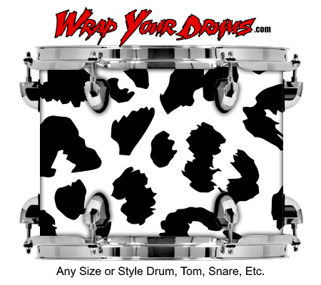 Buy Drum Wrap Skinshop Painted Leopard Large Drum Wrap