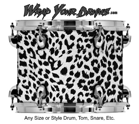Buy Drum Wrap Skinshop Painted Leopard Drum Wrap
