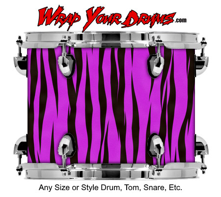 Buy Drum Wrap Skinshop Painted Purple Drum Wrap