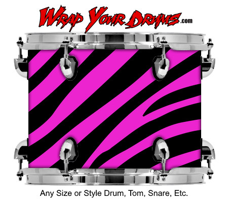 Buy Drum Wrap Skinshop Painted Stripe Purple Drum Wrap