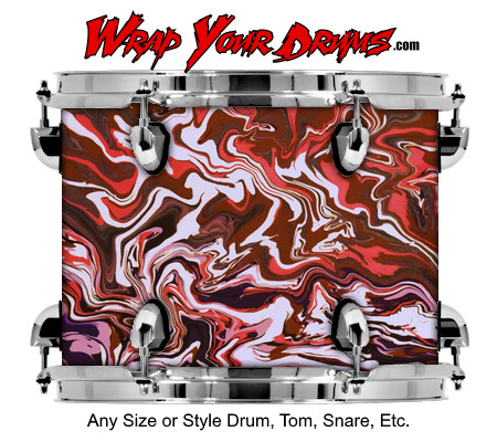 Buy Drum Wrap Swirl Anger Drum Wrap