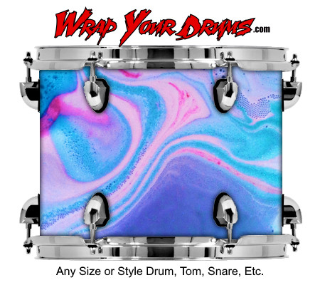 Buy Drum Wrap Swirl Bubbles Drum Wrap
