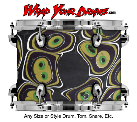 Buy Drum Wrap Swirl Cell Drum Wrap