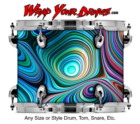 Buy Drum Wrap Swirl Hills Drum Wrap