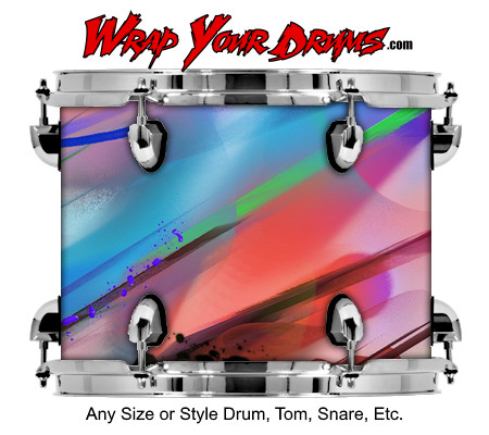 Buy Drum Wrap Swirl Mirror Drum Wrap
