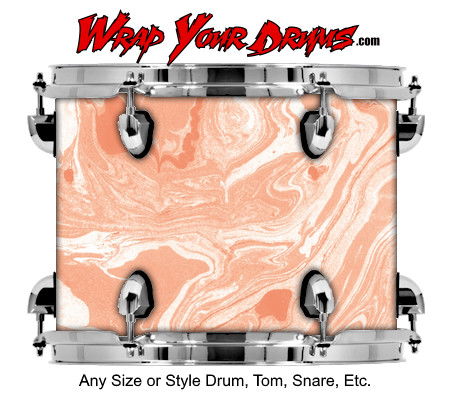 Buy Drum Wrap Swirl Pink Drum Wrap