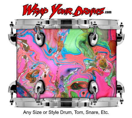 Buy Drum Wrap Swirl Psy Drum Wrap