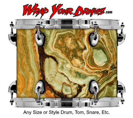 Buy Drum Wrap Swirl Rock Drum Wrap