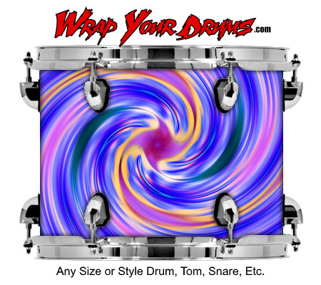 Buy Drum Wrap Swirl Vortex Drum Wrap