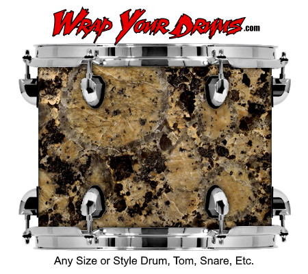 Buy Drum Wrap Texture Brown Drum Wrap