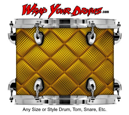 Buy Drum Wrap Texture Golden Drum Wrap