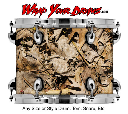 Buy Drum Wrap Texture Leaves Drum Wrap