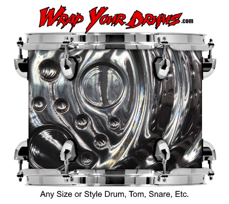 Buy Drum Wrap Texture Metalic Drum Wrap