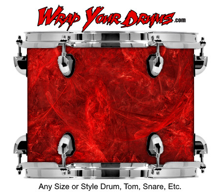 Buy Drum Wrap Texture Odd Red Drum Wrap