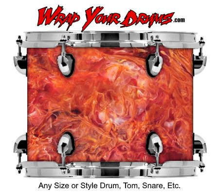 Buy Drum Wrap Texture Red Drum Wrap