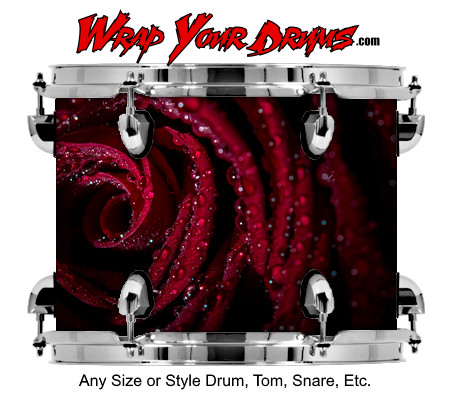 Buy Drum Wrap Texture Rose Drum Wrap
