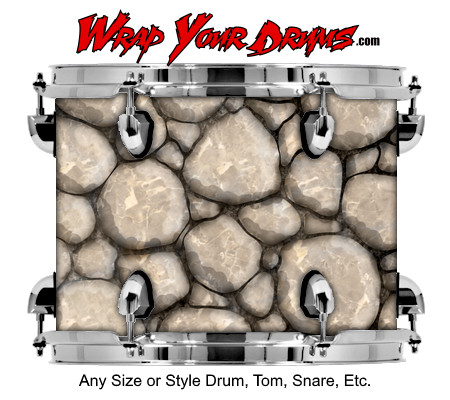 Buy Drum Wrap Texture Stone Drum Wrap