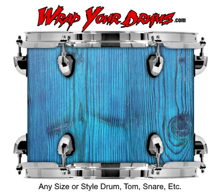 Buy Drum Wrap Woodshop Character Bluish Drum Wrap