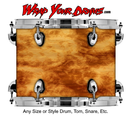 Buy Drum Wrap Woodshop Character Burl Drum Wrap