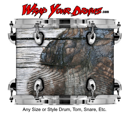 Buy Drum Wrap Woodshop Character Burnt Drum Wrap