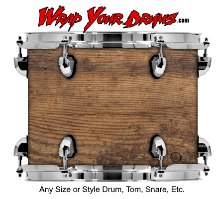 Buy Drum Wrap Woodshop Character Grunge Drum Wrap