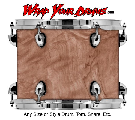 Buy Drum Wrap Woodshop Exotic Burled Drum Wrap