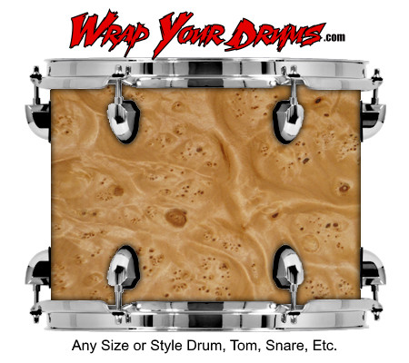 Buy Drum Wrap Woodshop Exotic Maple Drum Wrap